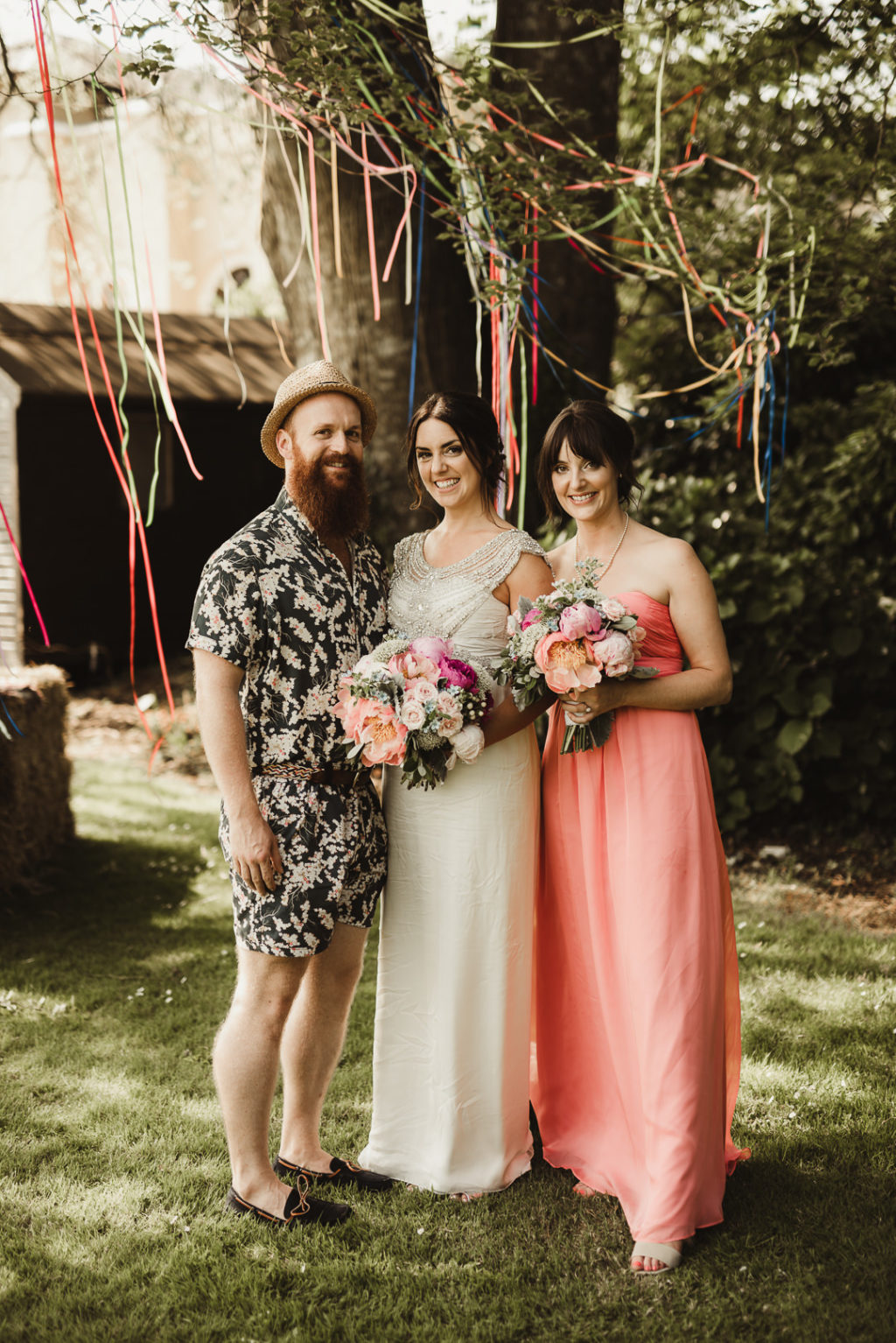 mixed gender bridal party, mixed gender wedding parties