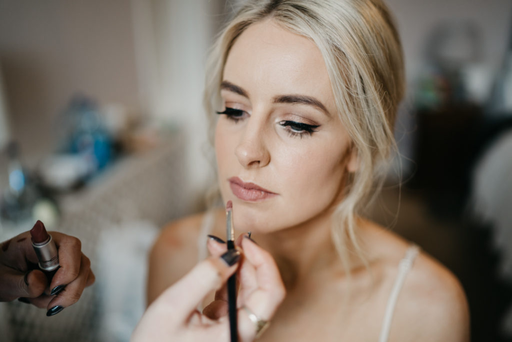 natural, pretty wedding makeup