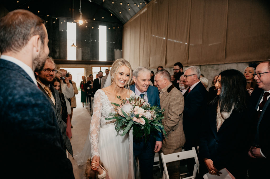 Pretty pink Cloughjordan House wedding