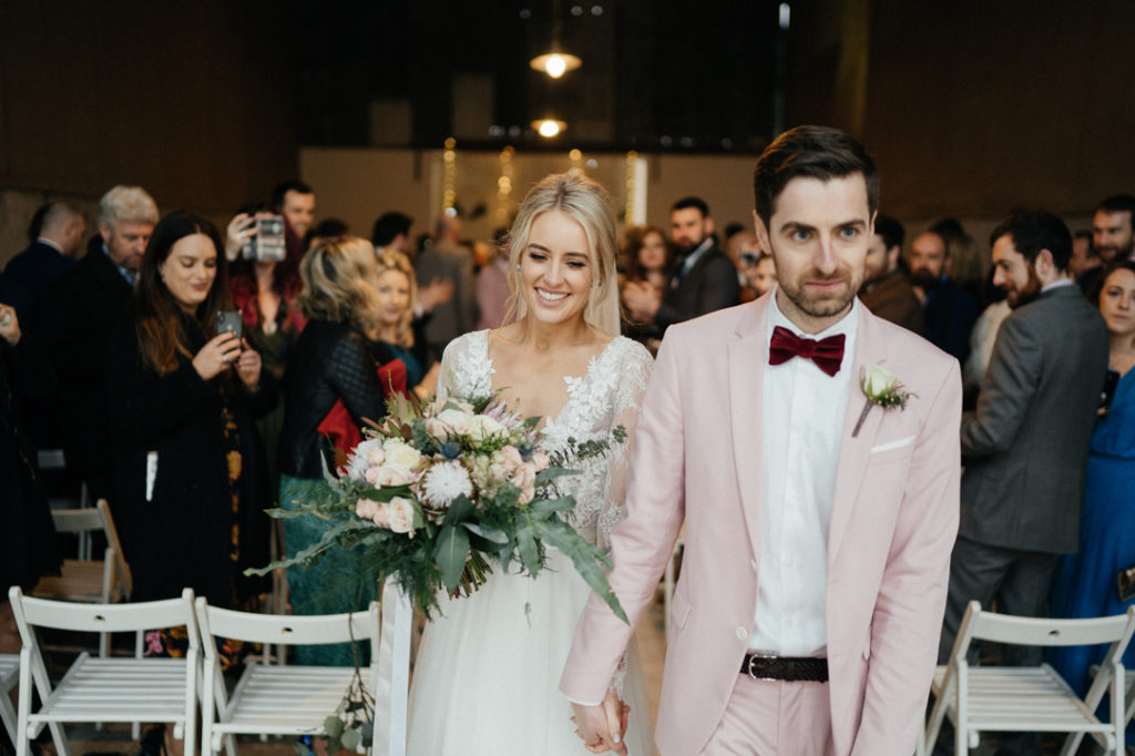 Pretty pink Cloughjordan House wedding