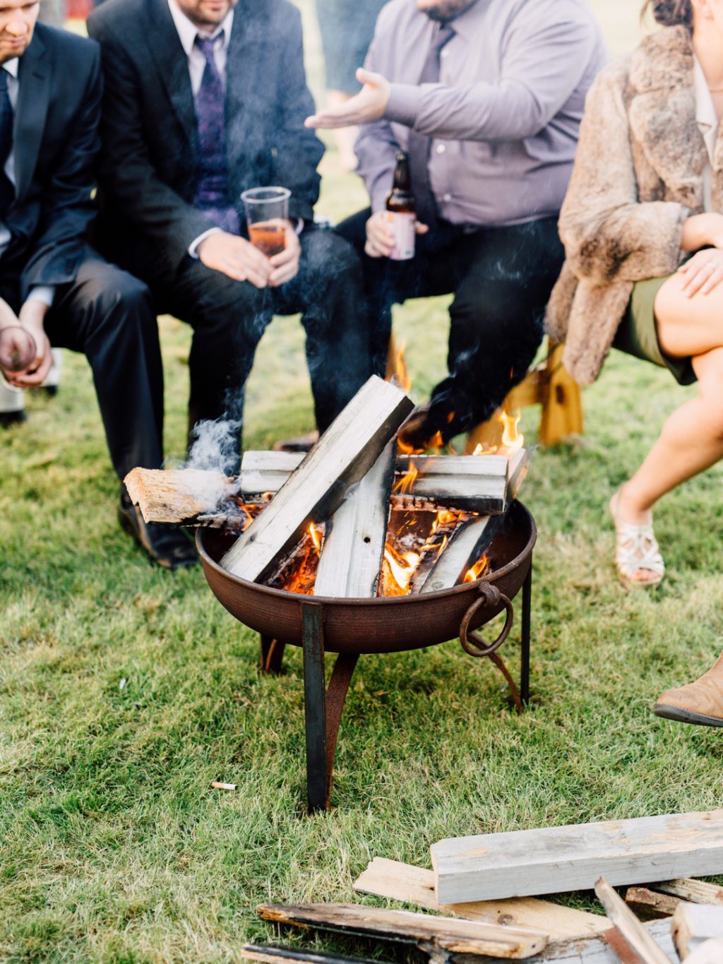 wedding fire pit