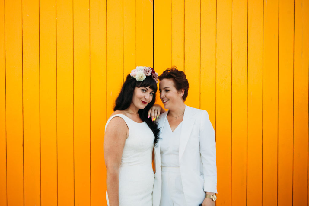 Beach wedding in Margate UK by Joanna Bongard 