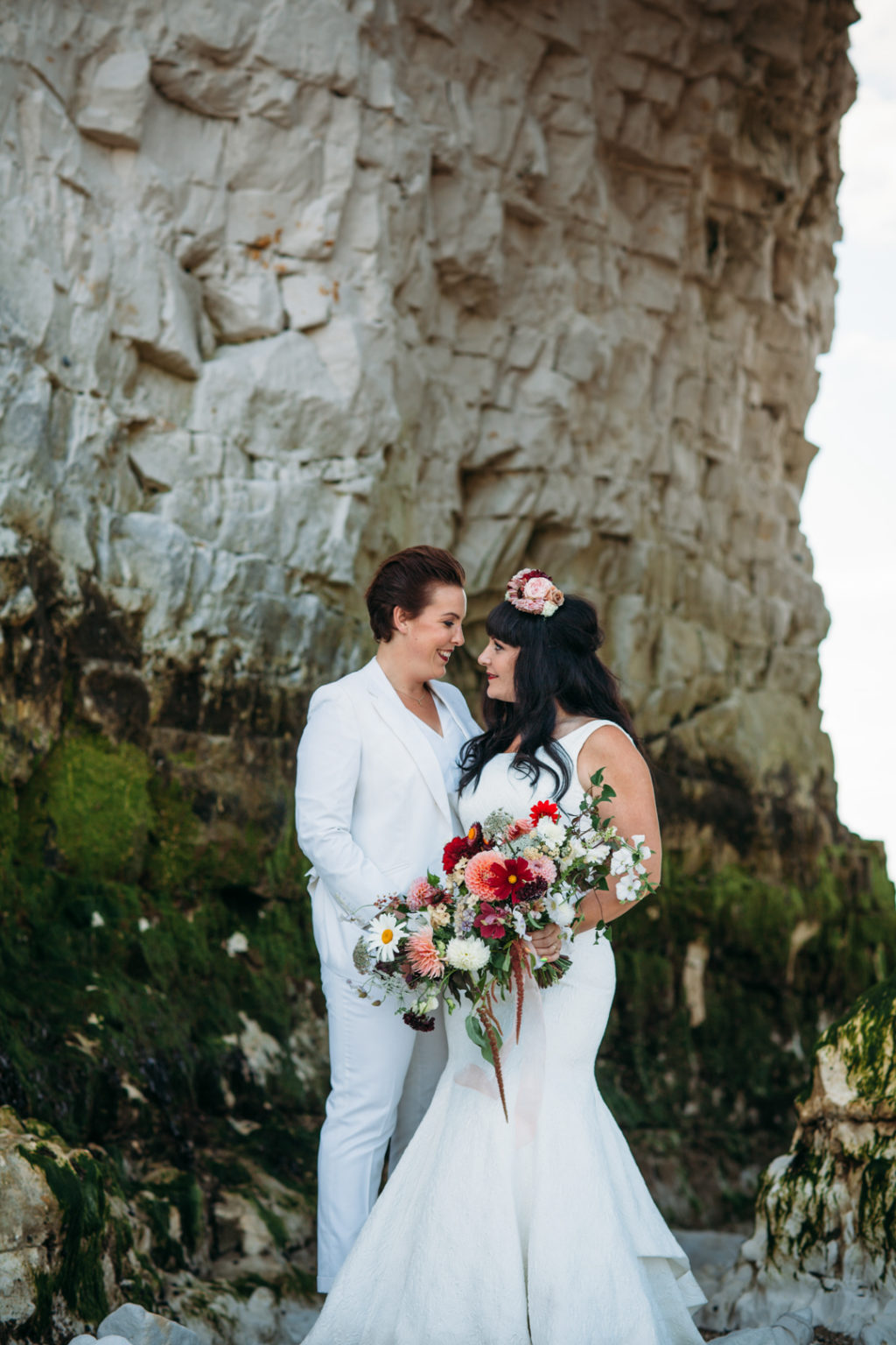 Beach wedding in Margate UK by Joanna Bongard 