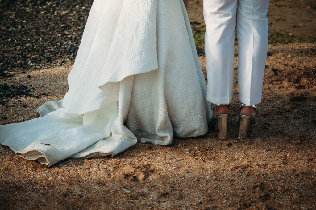 Beach wedding in Margate UK by Joanna Bongard 