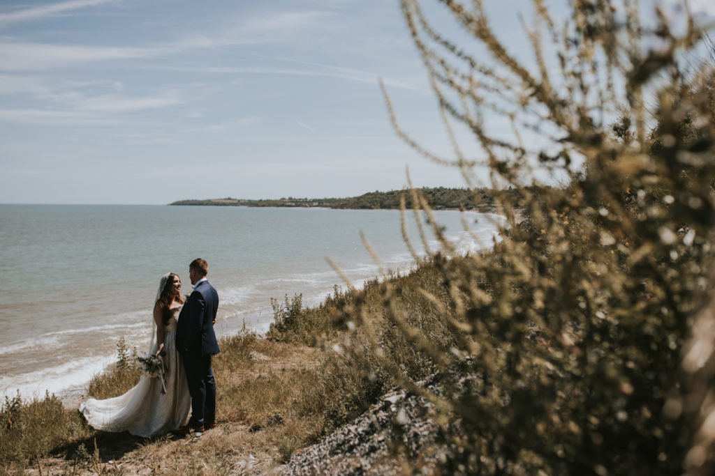 seaside wedding portraits, wedding portraits wexford