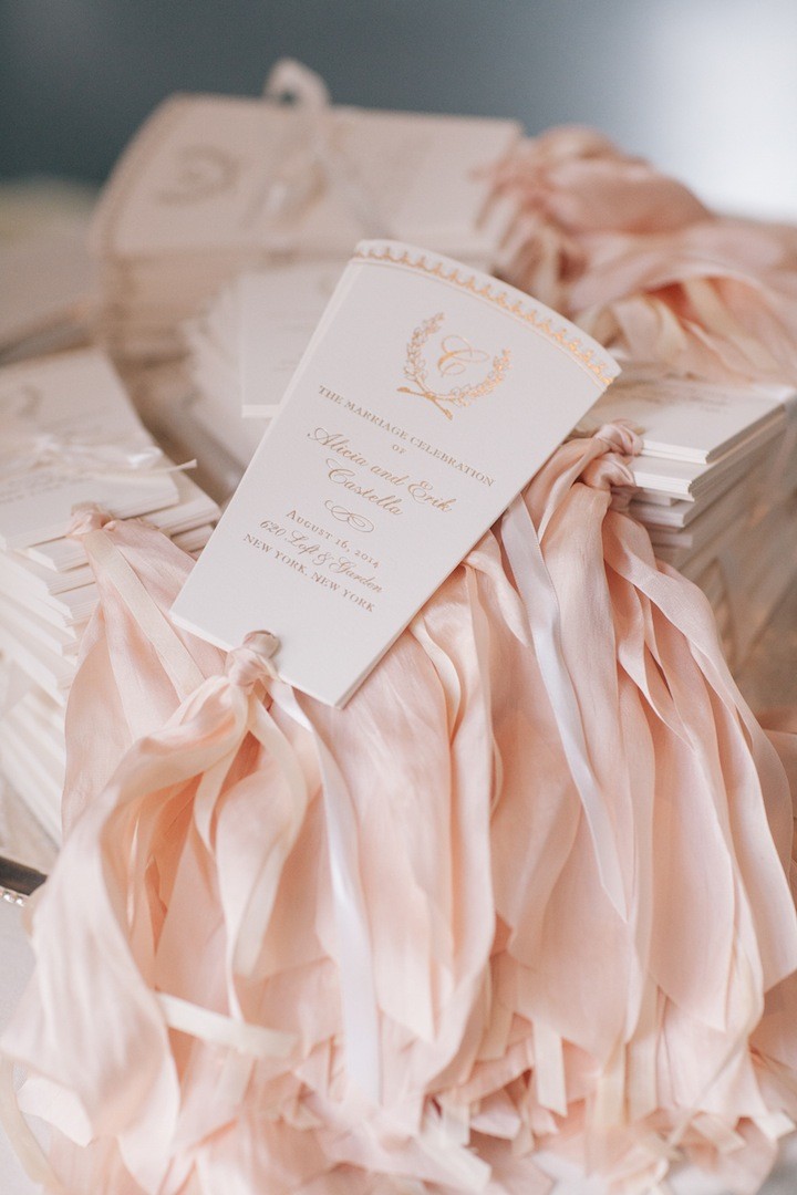 Ribbon Fan Order of Service | One Fab Day