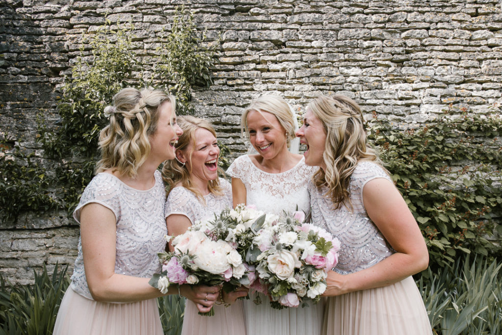 blush pink bridesmaids dresses