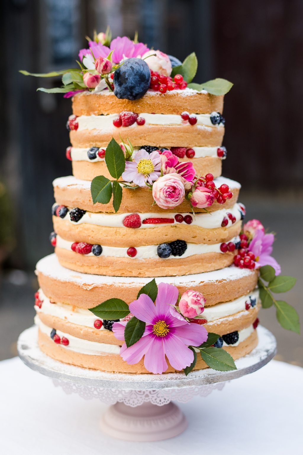 Summer Berry Wedding Cakes | One Fab Day