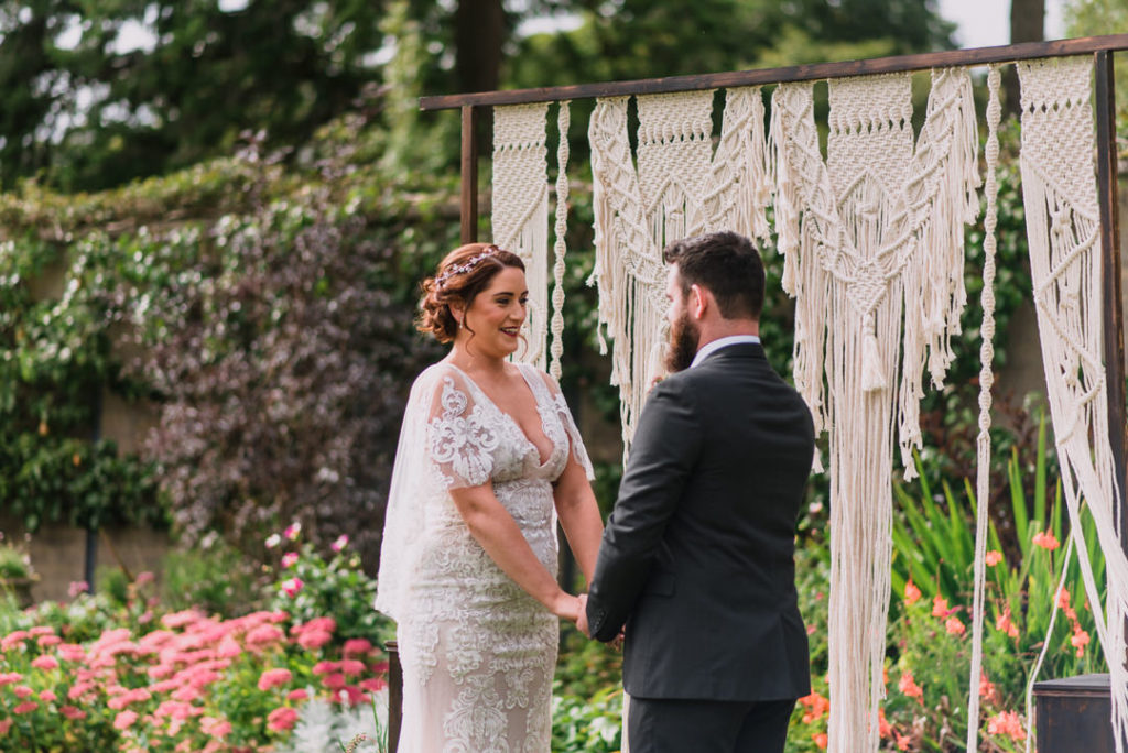 Autumnal wedding inspiration at The Carriage Rooms at Montalto, macrame wedding ideas