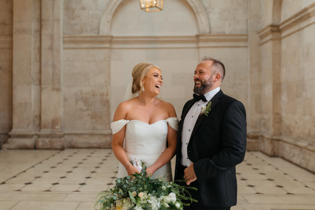 Dublin city hall wedding, Dylan Hotel wedding by Paul McGinty Photography, pronovias atelier wedding dress,