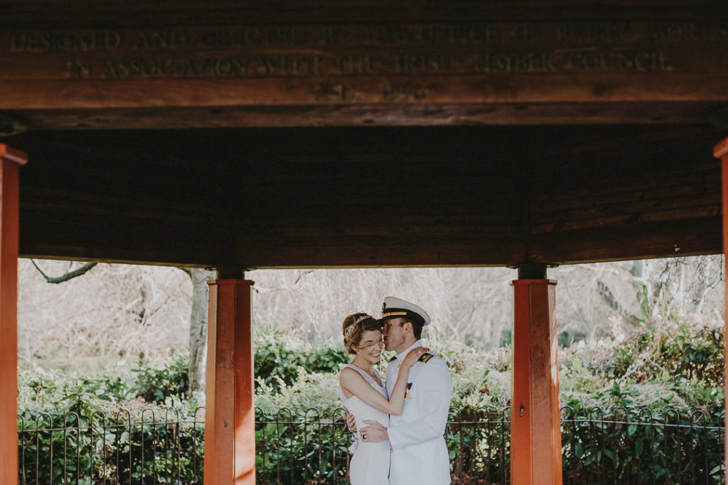 Vera Wang wedding dress, st stephen's green wedding portraits