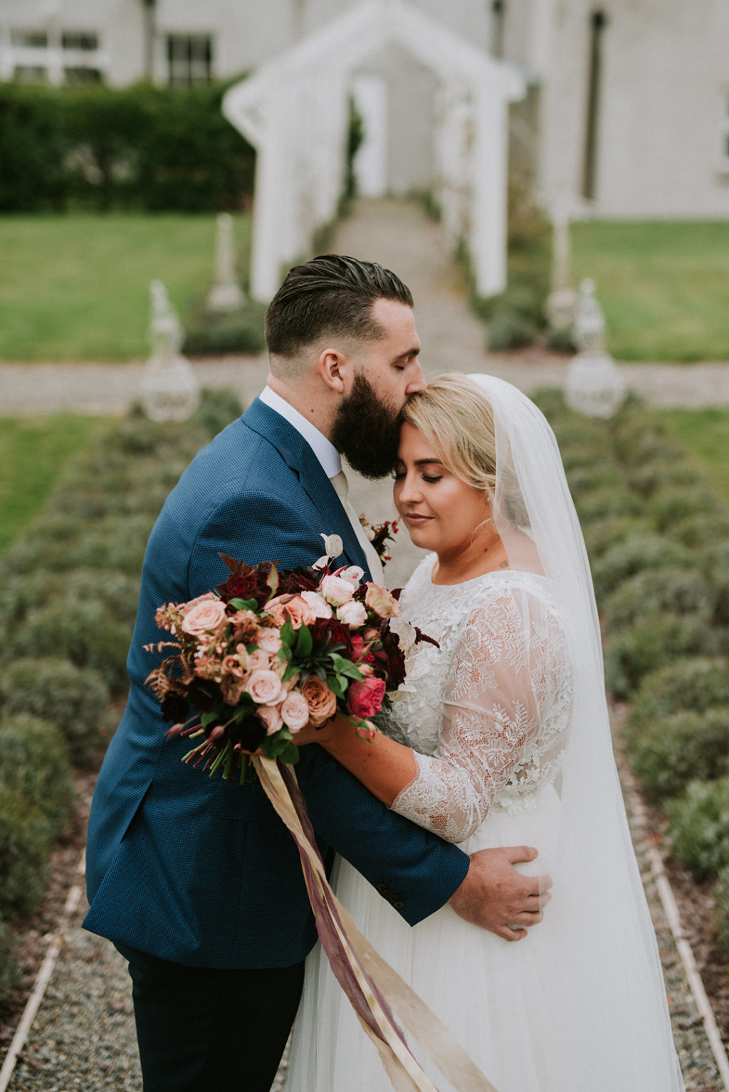 Horetown House wedding, autumnal wedding flowers