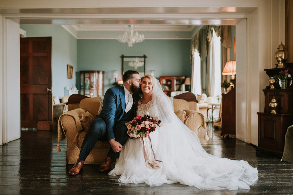 Horetown House wedding, autumnal wedding flowers