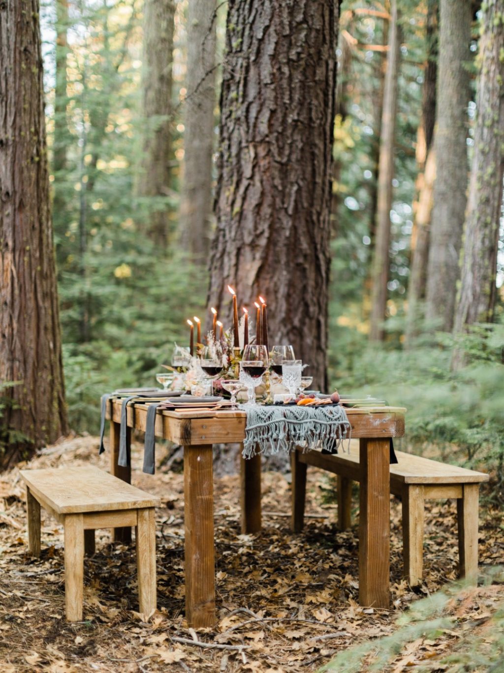 rustic wedding inspiration, boho wedding inspiration, autumnal wedding ideas, forest wedding ideas, forest ceremony ideas