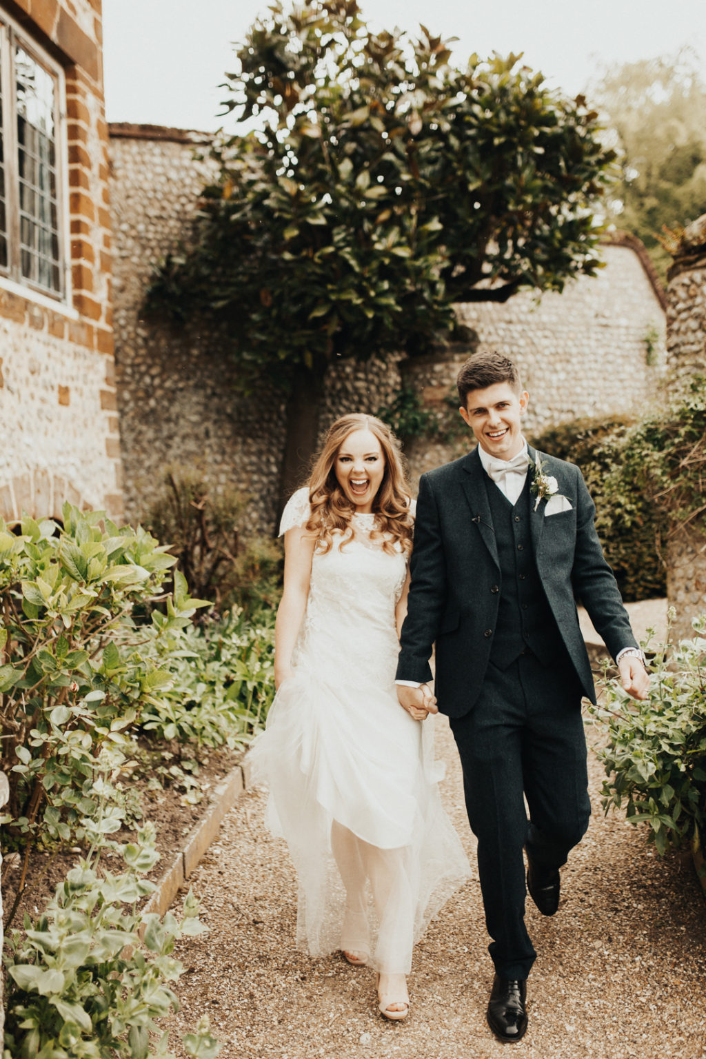 Rustic romantic Voewood Norfolk wedding, Kate Halfpenny wedding dress