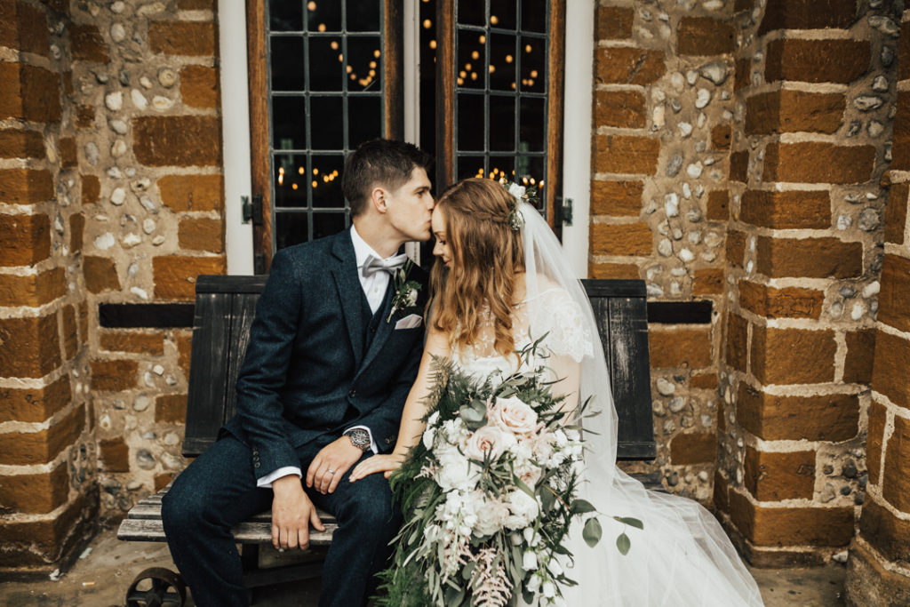 Rustic romantic Voewood Norfolk wedding