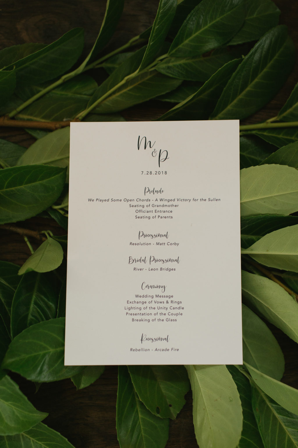 weddinc ceremony booklet