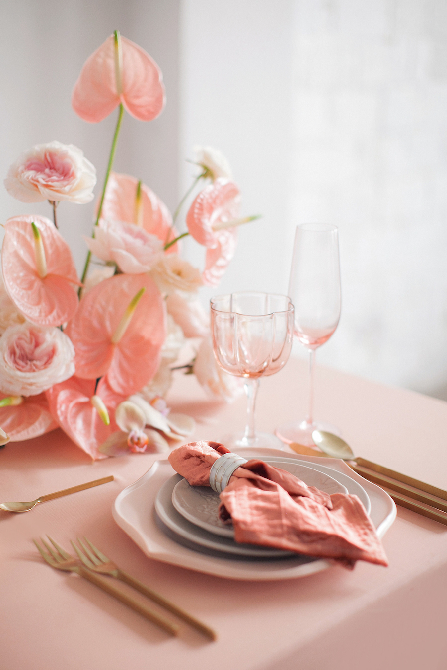 Contemporary Anthurium Wedding Ideas | see them all on One Fab Day