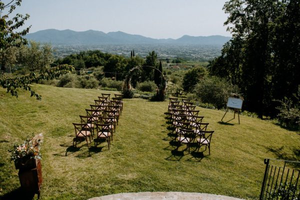 floral moon gate, outdoor wedding ceremony ideas