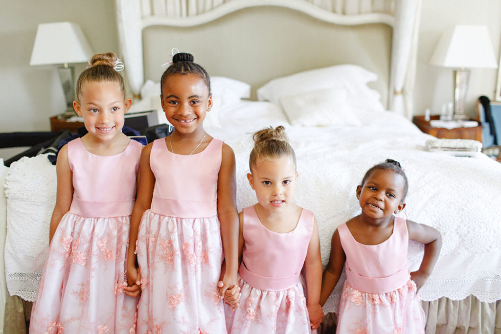 pink flower girl dresses, flower girl dress ideas, flower girl ballet pumps