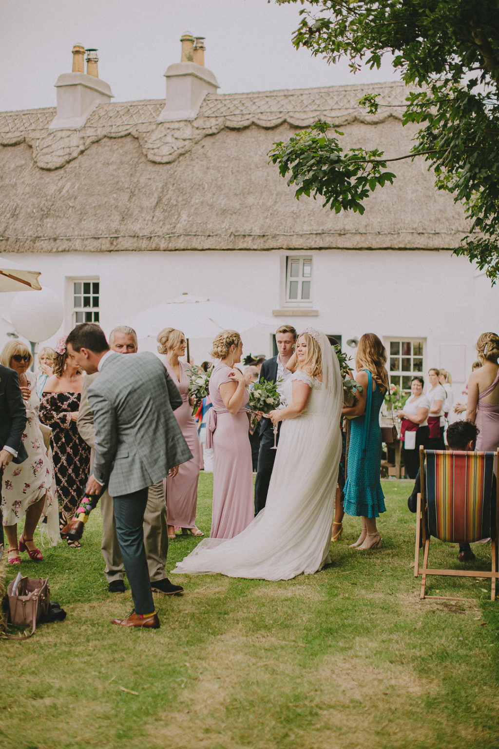 pink bridesmaids dresses