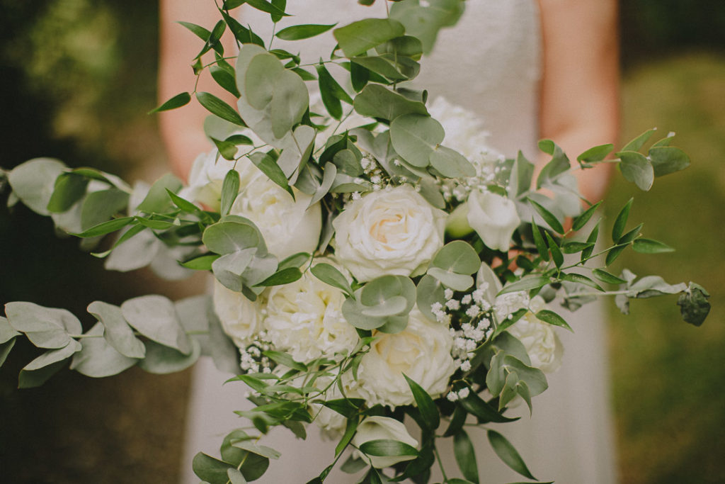 oversized wedding bouquet, sustainable wedding bouquet, seasonal wedding bouquet summer wedding flowers, Marquee wedding at home Irish backyard wedding by Primalux Photography