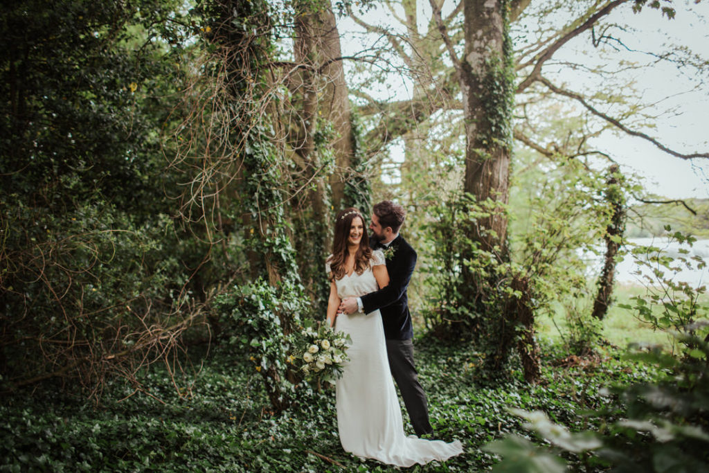 Ashley Park House wedding, Laure De Sagazan wedding dress, wedding headpiece