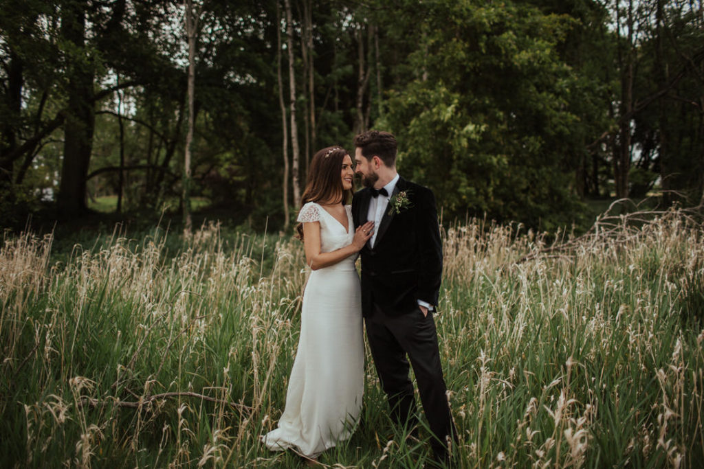 Ashley Park House wedding, Laure De Sagazan wedding dress, wedding headpiece