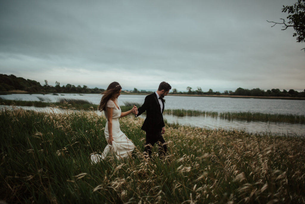 Ashley Park House wedding, Laure De Sagazan wedding dress, wedding headpiece