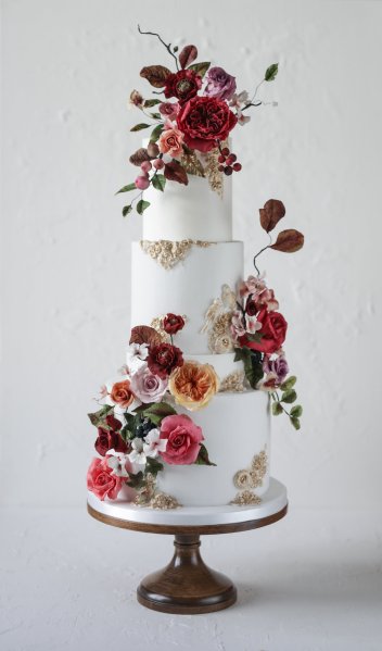 Fall & Autumn Wedding Cakes | See the all on One Fab Day