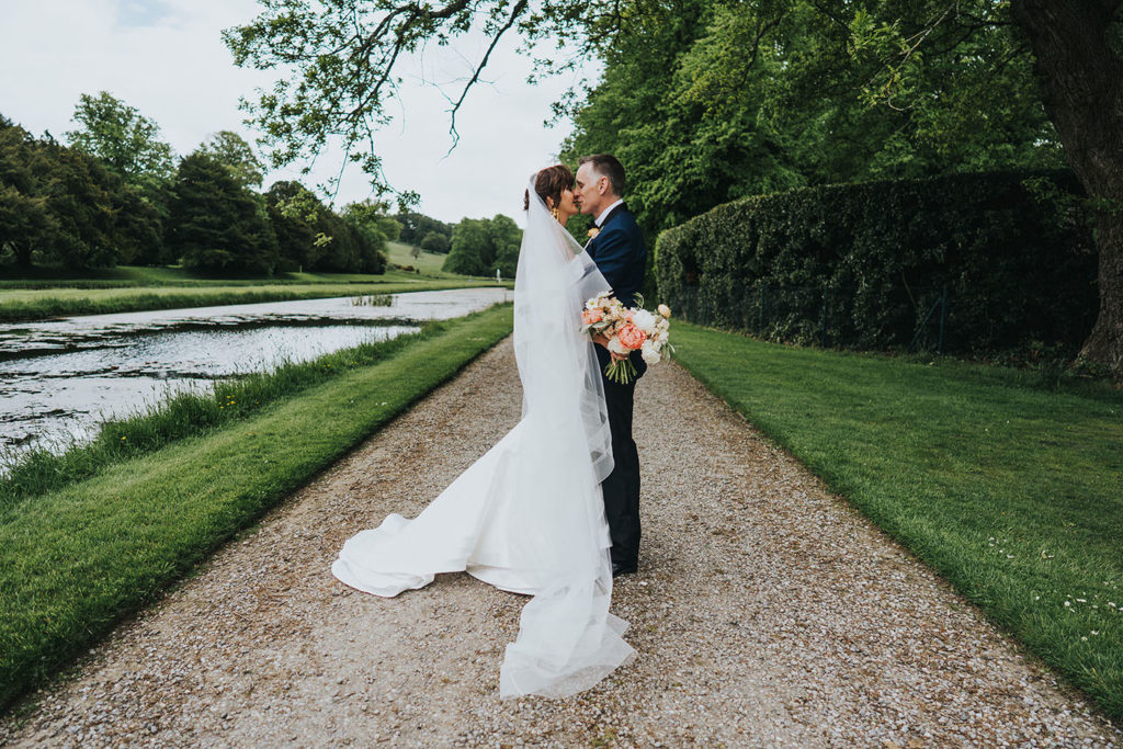 Sareh Nouri wedding dress, Killruddery House and Gardens Grain Store wedding