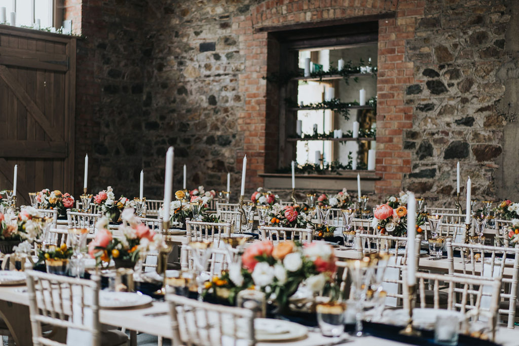 romantic first look, Killruddery House and Gardens Grain Store wedding