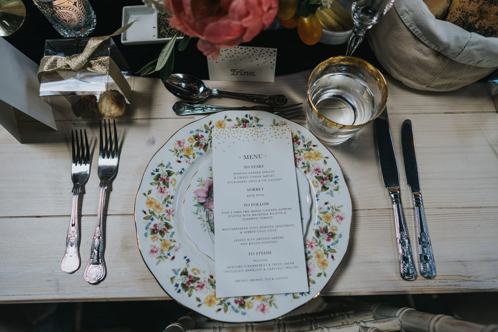 vintage tablewear wedding