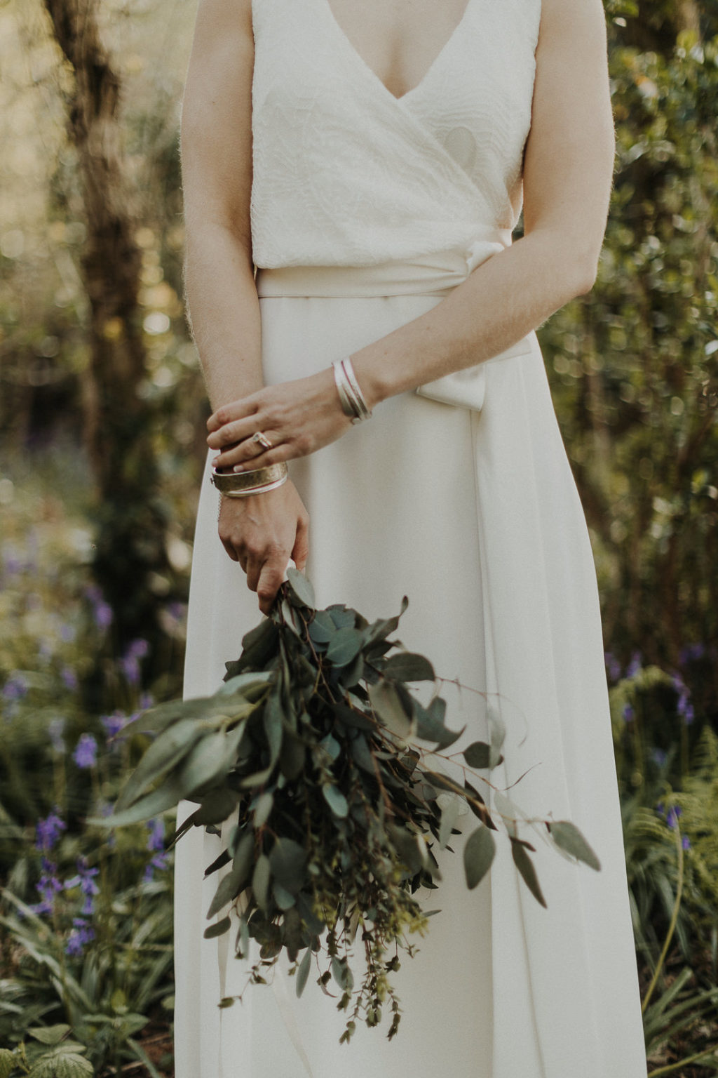 greenery wedding bouquet