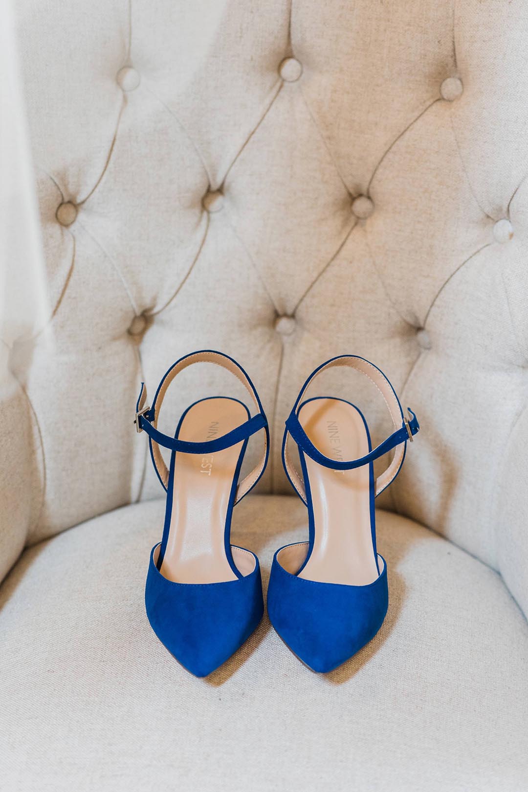 blue wedding shoes