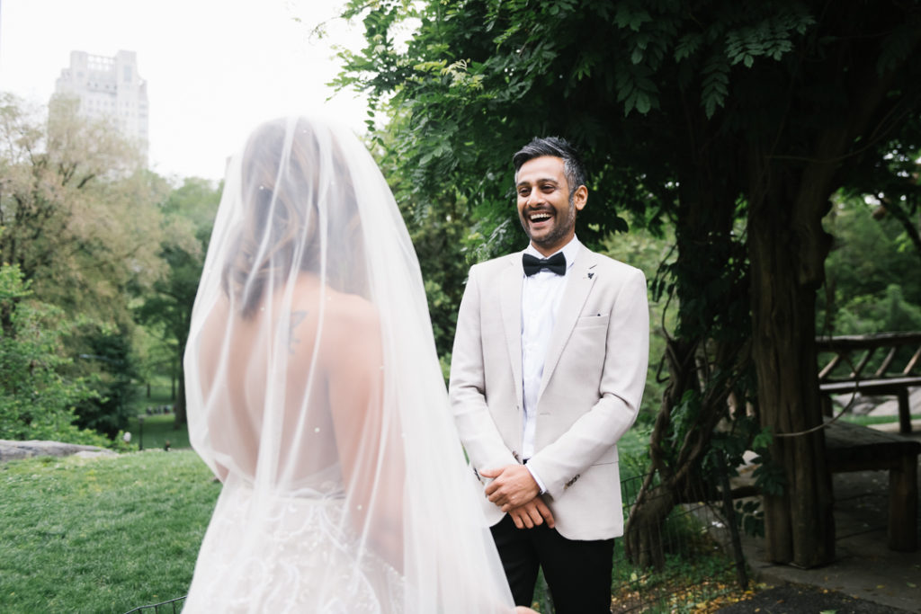 New York City elopement, central park wedding, cop cot wedding ceremony, Berta wedding dress, NYC wedding portraits