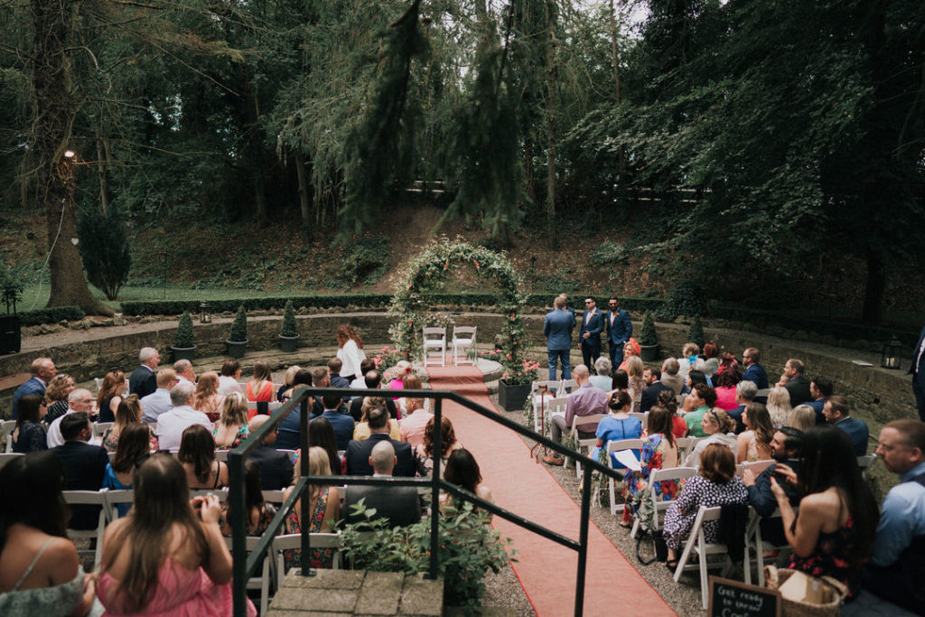 The Station House Hotel wedding, outdoor wedding ceremonies Ireland