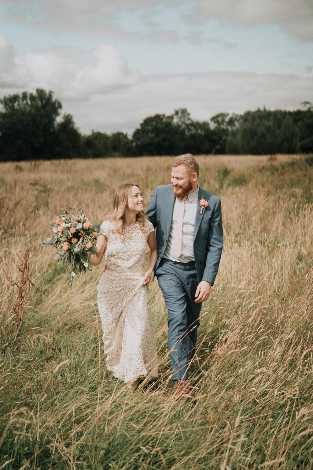 Immaclé Barcelona wedding dress, The Station House Hotel wedding