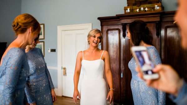 Sharon Hoey wedding dress, Clonwilliam House wedding