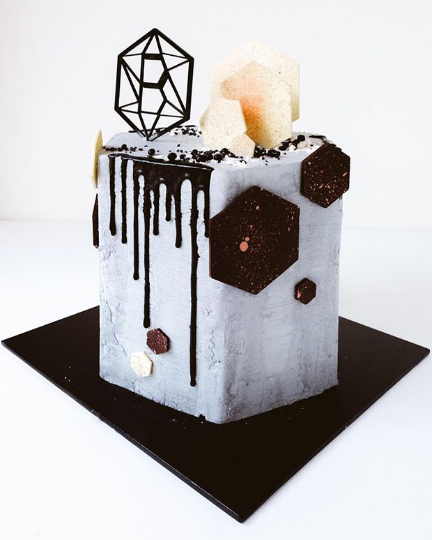 30 Modern Wedding Cake Designs | see them all on onefabday.com