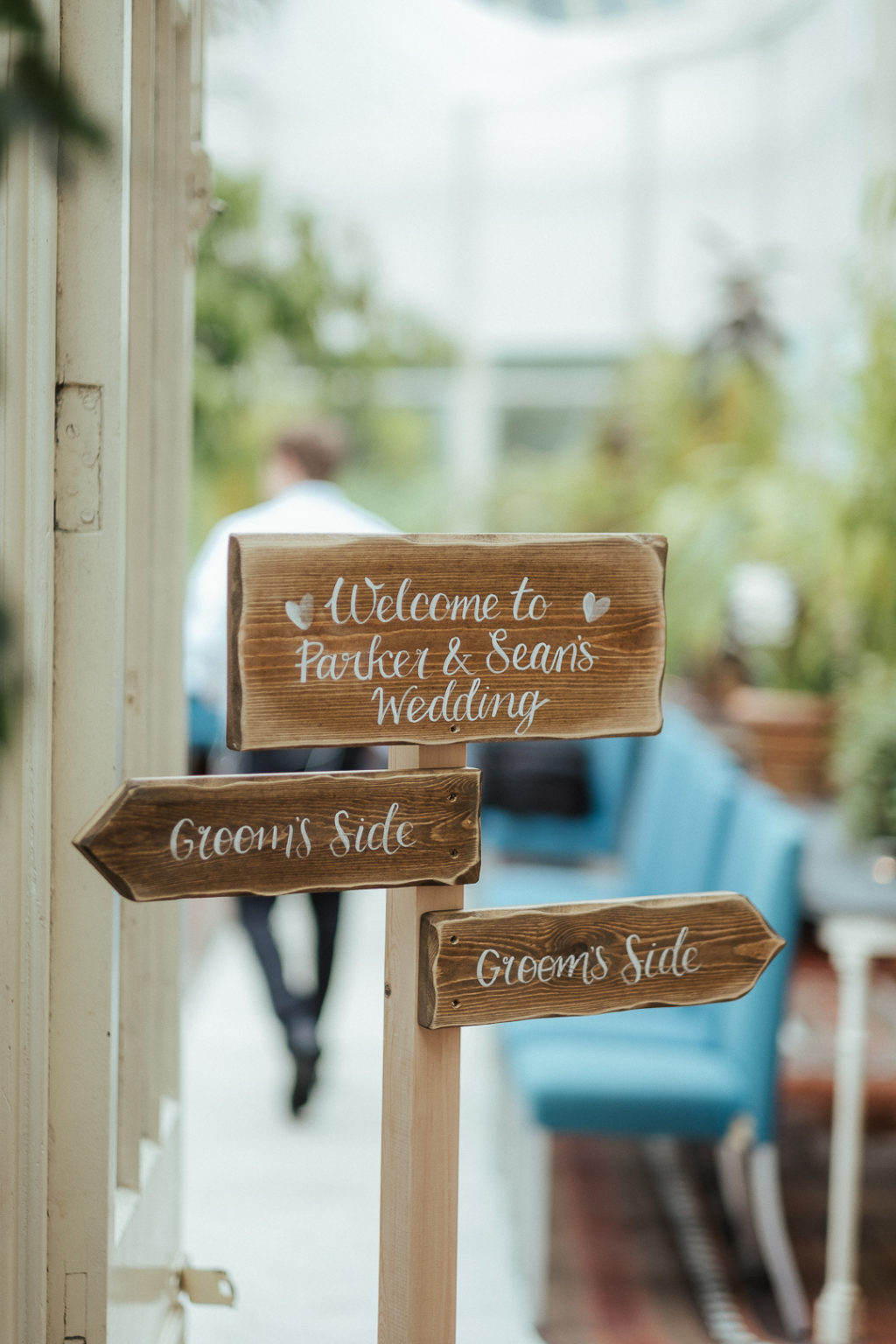 same-sex wedding signage, fun weddin signage