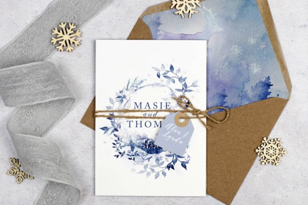 Christmas and Winter Wedding Stationery Inspiration from onefabday-com.go-vip.net