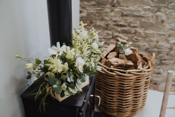 simple wedding tablescape, classic, naturalistic wedding decor, Ballilogue wedding, small wedding, intimate wedding