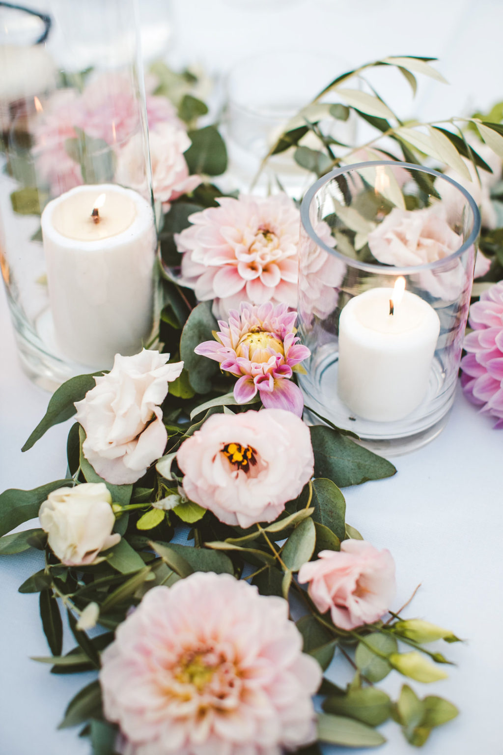 pink wedding flowers, floral wedding centrepieces