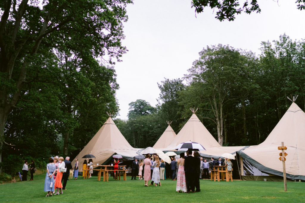 Finnebrogue Woods wedding, festival wedding, Irish festival wedding