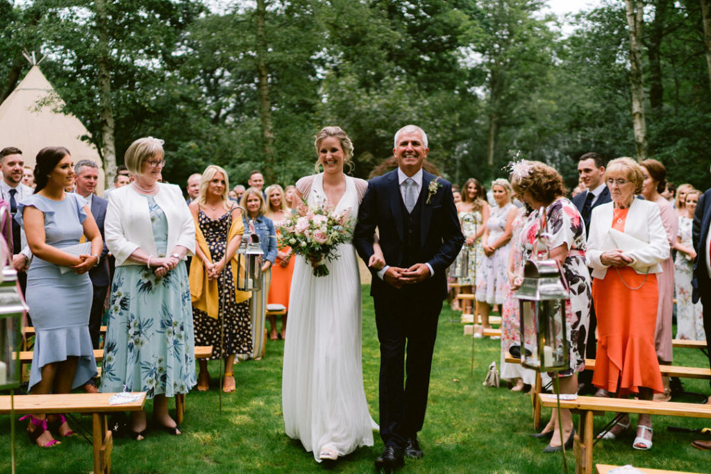 Finnebrogue Woods wedding, festival wedding, Irish festival wedding