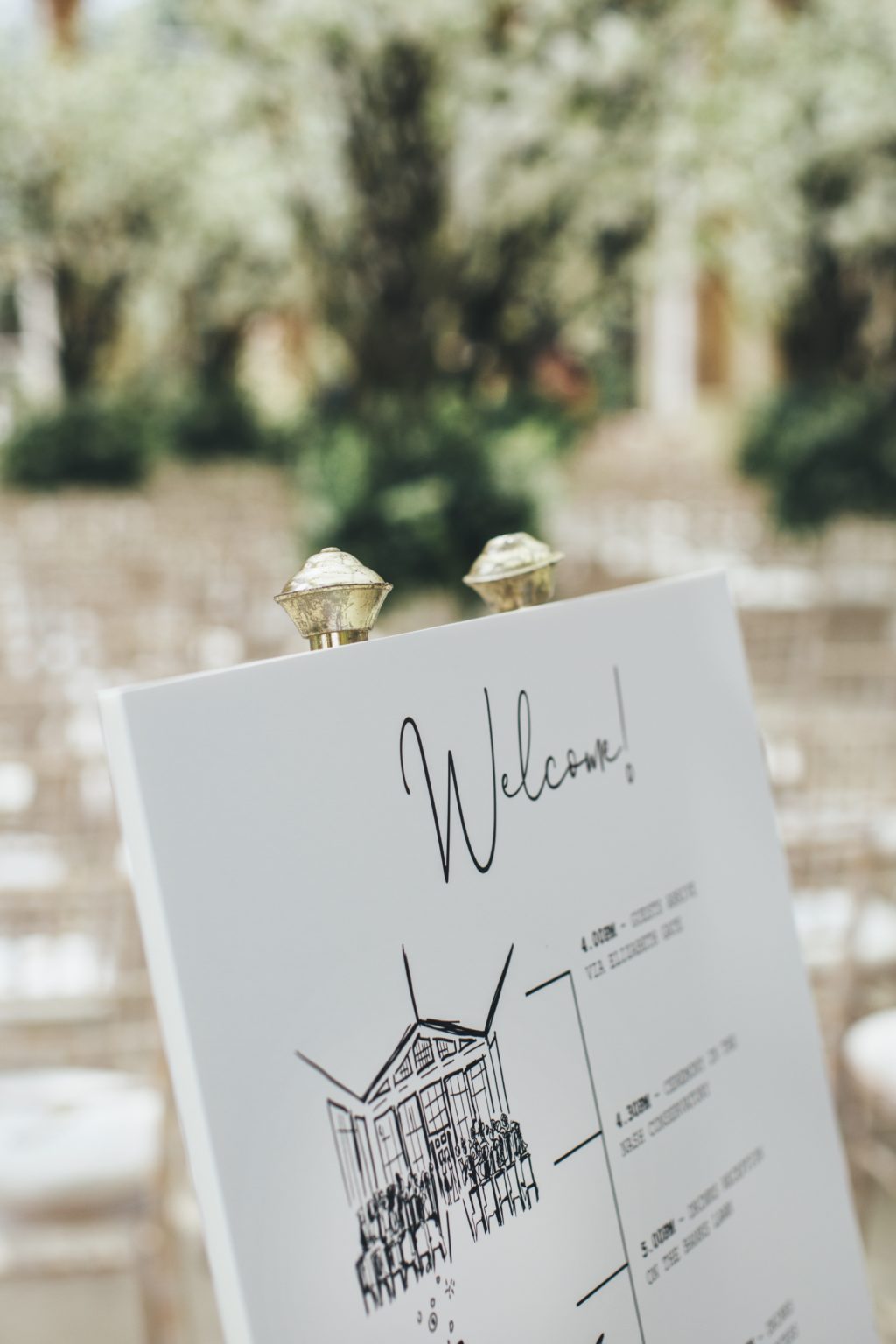 wedding welcome sign