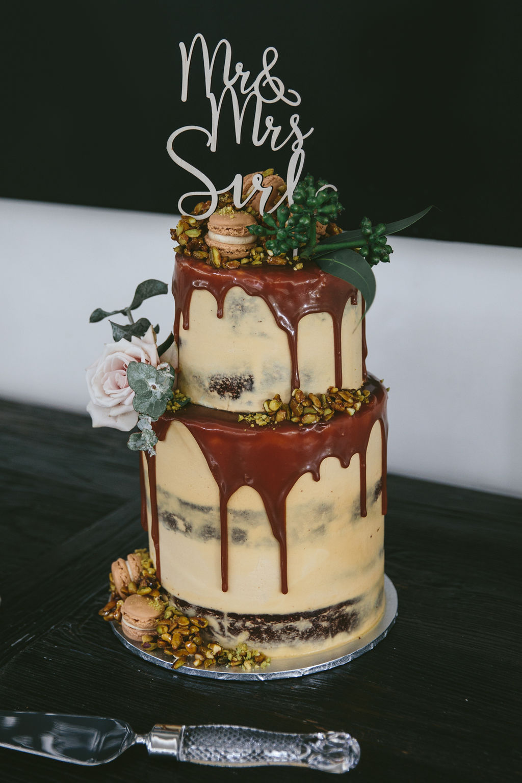 drip wedding cake