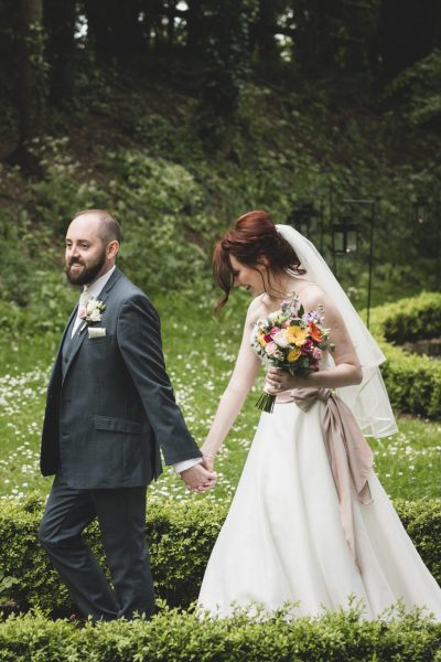 Colourful Irish wedding