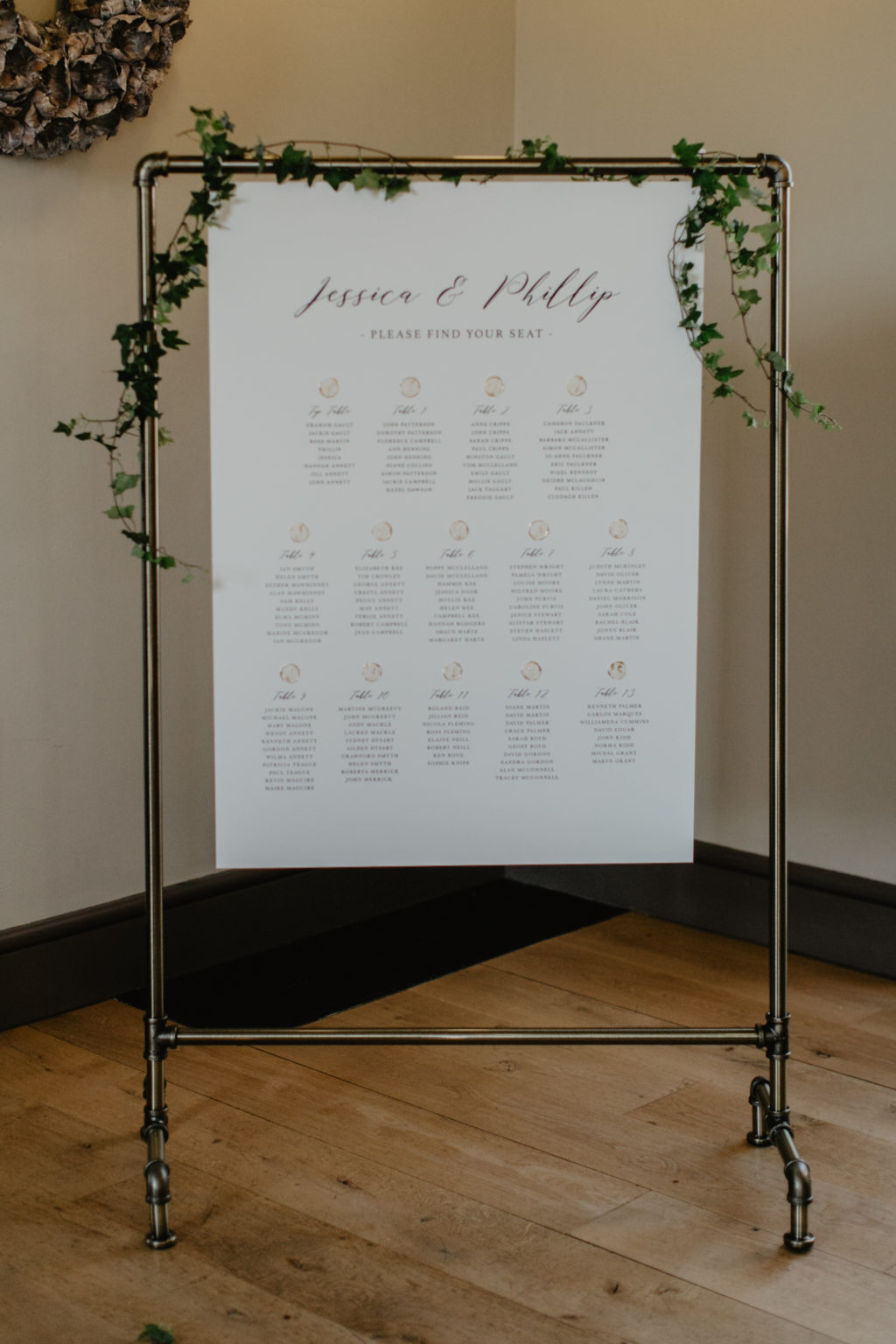 wedding table plan ideas